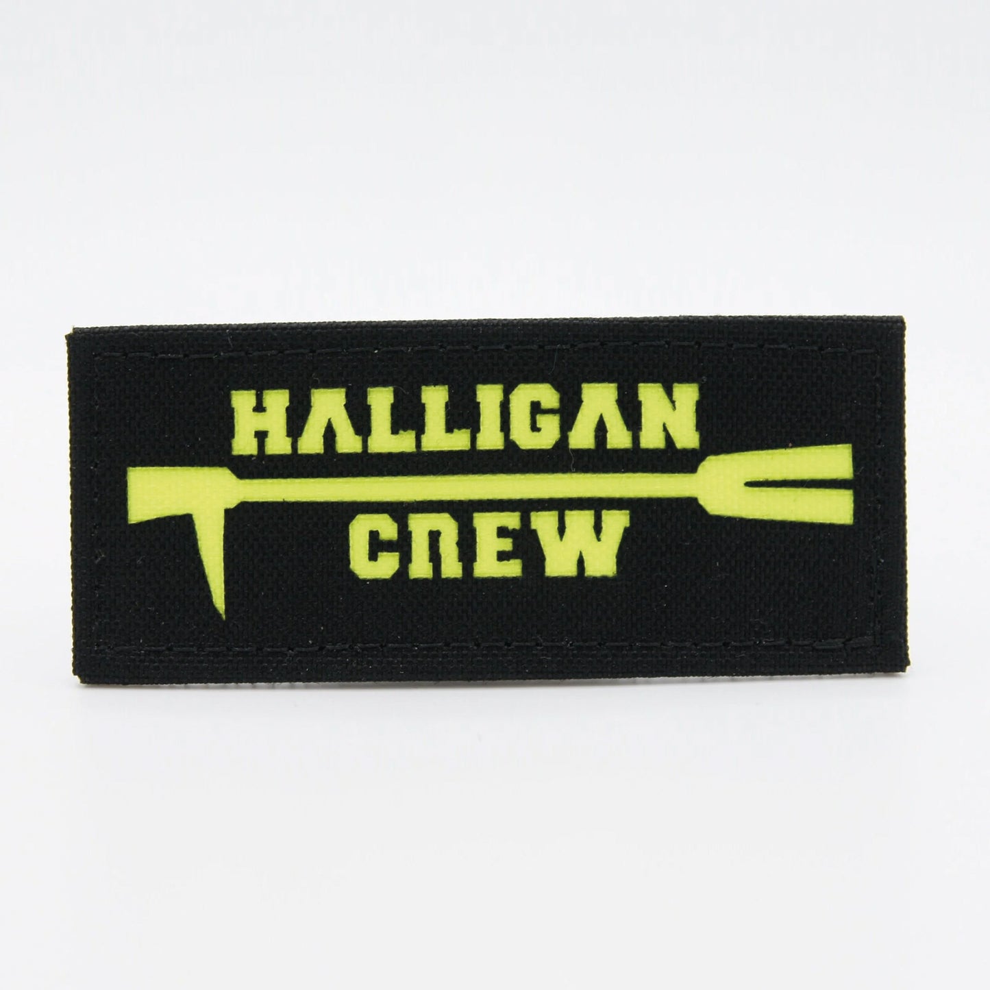 Halligan Crew Lasercut Patch Schwarz