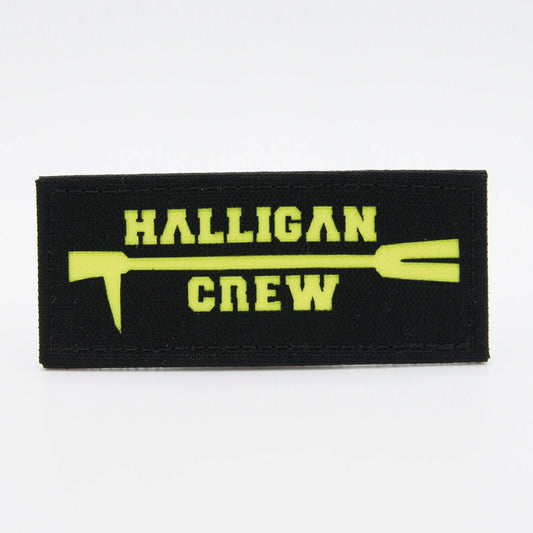 Halligan Crew Lasercut Patch Schwarz